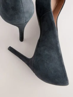 Schoenen Met Hakken|Next Marineblauw suède - Leren mid-court pumps