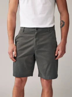 Shorts|Next - Ruimvallende pasvorm. - Set van 2 chinoshorts met stretch Marineblauw/antraciet