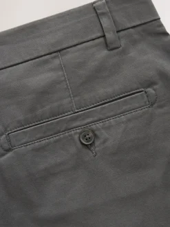 Shorts|Next - Ruimvallende pasvorm. - Set van 2 chinoshorts met stretch Marineblauw/antraciet