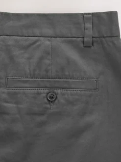 Shorts|Next - Slim Fit - Set van 2 chinoshorts met stretch Marineblauw/antraciet