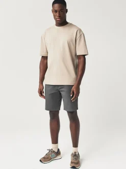 Shorts|Next - Slim Fit - Set van 2 chinoshorts met stretch Marineblauw/antraciet
