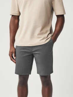 Shorts|Next - Slim Fit - Set van 2 chinoshorts met stretch Marineblauw/antraciet