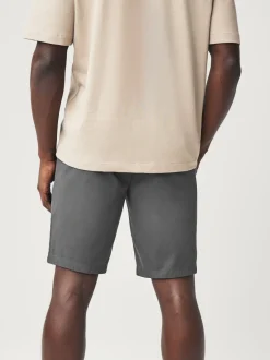 Shorts|Next - Slim Fit - Set van 2 chinoshorts met stretch Marineblauw/antraciet