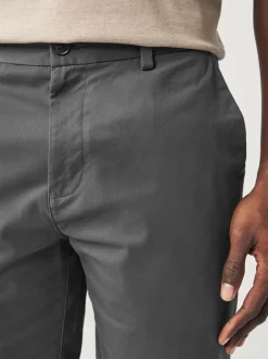 Shorts|Next - Slim Fit - Set van 2 chinoshorts met stretch Marineblauw/antraciet