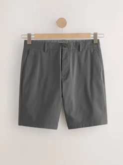 Shorts|Next - Slim Fit - Set van 2 chinoshorts met stretch Marineblauw/antraciet