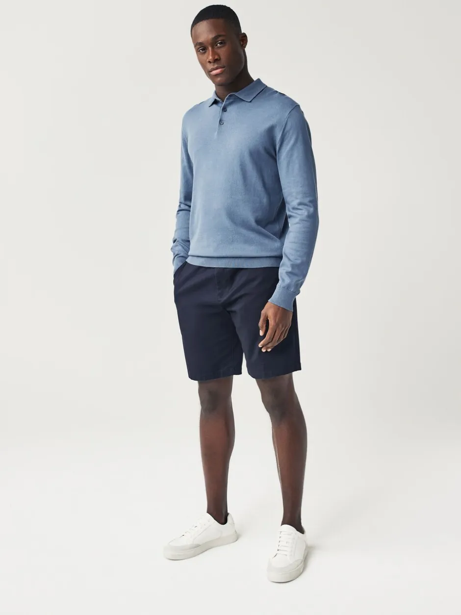 Shorts|Next - Straight fit - Set van 2 chinoshorts met stretch Marineblauw/antraciet