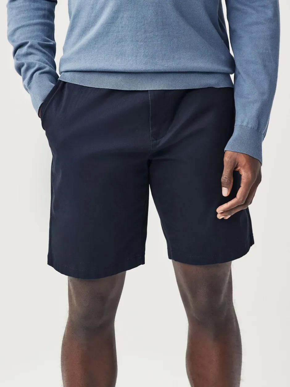Shorts|Next - Straight fit - Set van 2 chinoshorts met stretch Marineblauw/antraciet