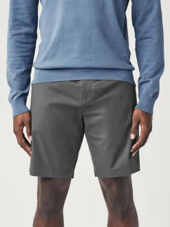 Shorts|Next - Straight fit - Set van 2 chinoshorts met stretch Marineblauw/antraciet