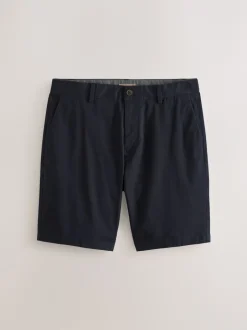 Shorts|Next - Straight fit - Set van 2 chinoshorts met stretch Marineblauw/antraciet