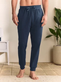 Loungewear|Joggingbroeken*Next - Met boorden - Loopback Soft Touch Cuffed Joggers Marineblauw/blauw