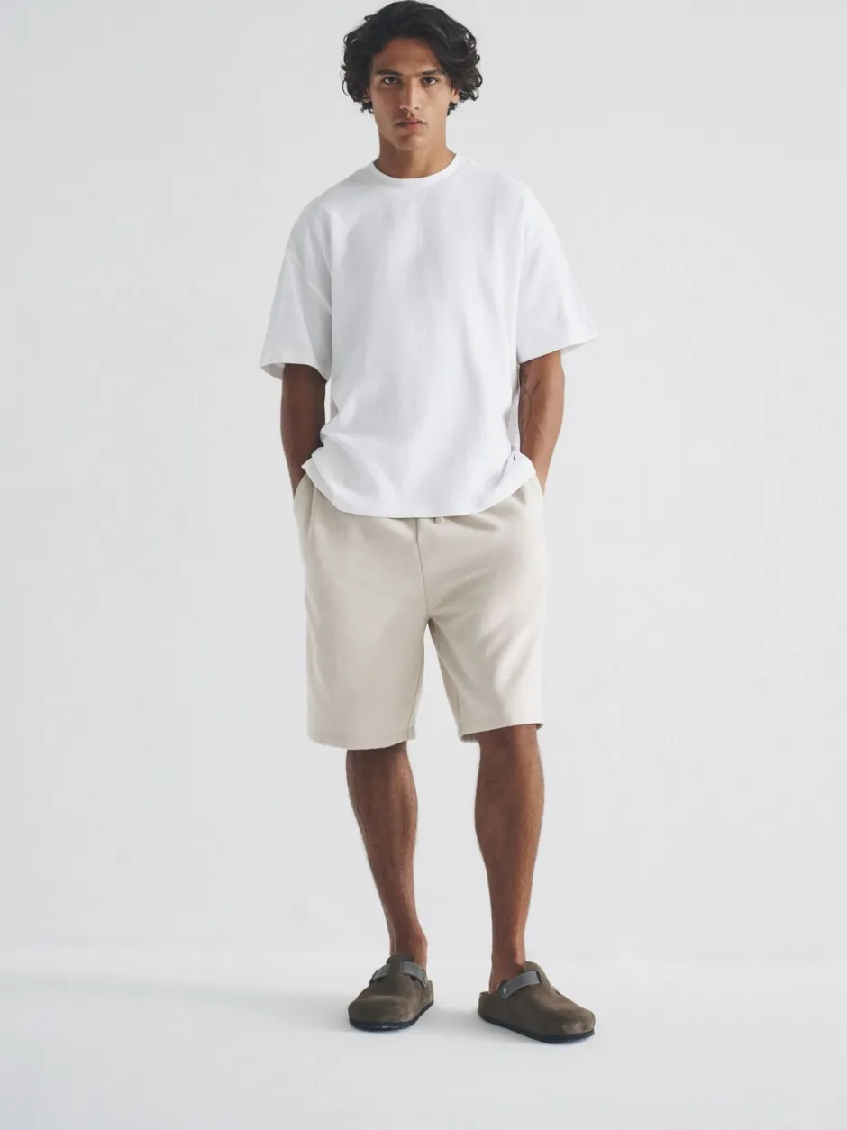 Shorts*The Set - 3 Pack Relaxed Fit Sweat Shorts Marineblauw/bruin