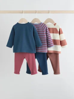 Tops|Sets En Combisets*Next Marineblauw/bruin met beer - Tops en Leggings 6 -delige babyset (0mnd-3jr)