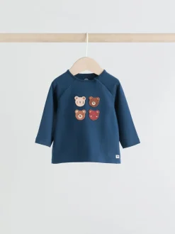 Tops|Sets En Combisets*Next Marineblauw/bruin met beer - Tops en Leggings 6 -delige babyset (0mnd-3jr)