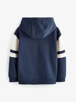 Sweaters En Hoody´S|Next - Hoodie met kleurblokken (3 - 16 jr) Marineblauw/crème