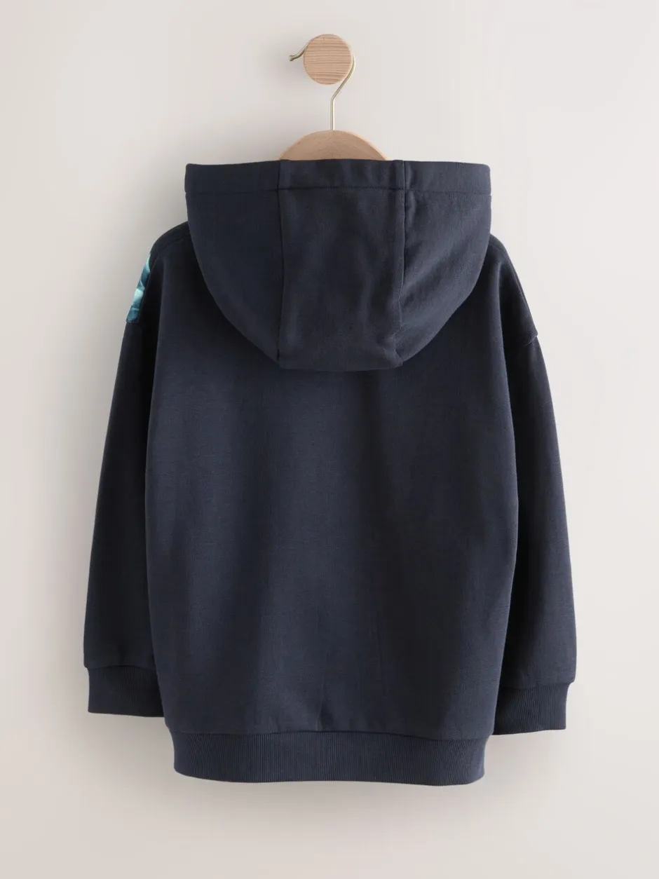 Sweaters En Hoody´S*Next Marineblauwe controller - Grafische print hoodie voor oudere jongens (3-16jaar)