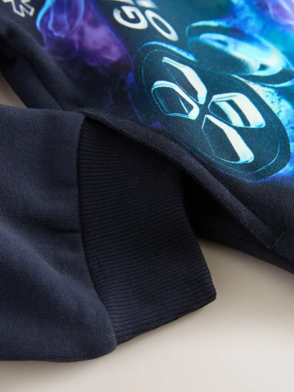 Sweaters En Hoody´S*Next Marineblauwe controller - Grafische print hoodie voor oudere jongens (3-16jaar)