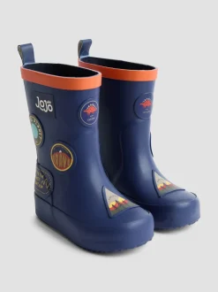 Laarzen|Jojo Maman Bébé - Plain Wellies Marineblauwe sticker