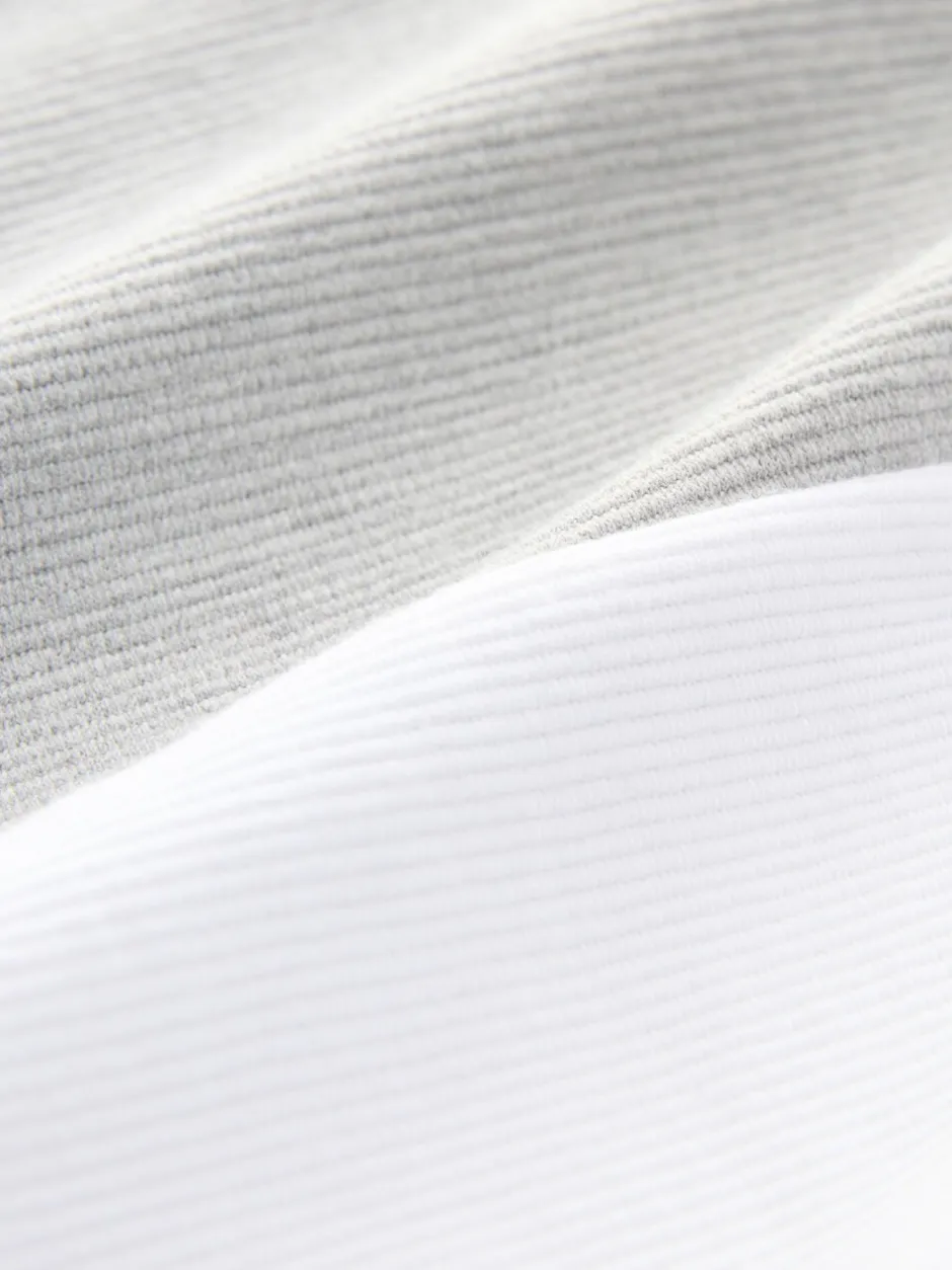 Poloshirts*Next Marineblauw/grijs - 100% katoenen poloshirt met korte mouwen, knopen en kleurvlakken