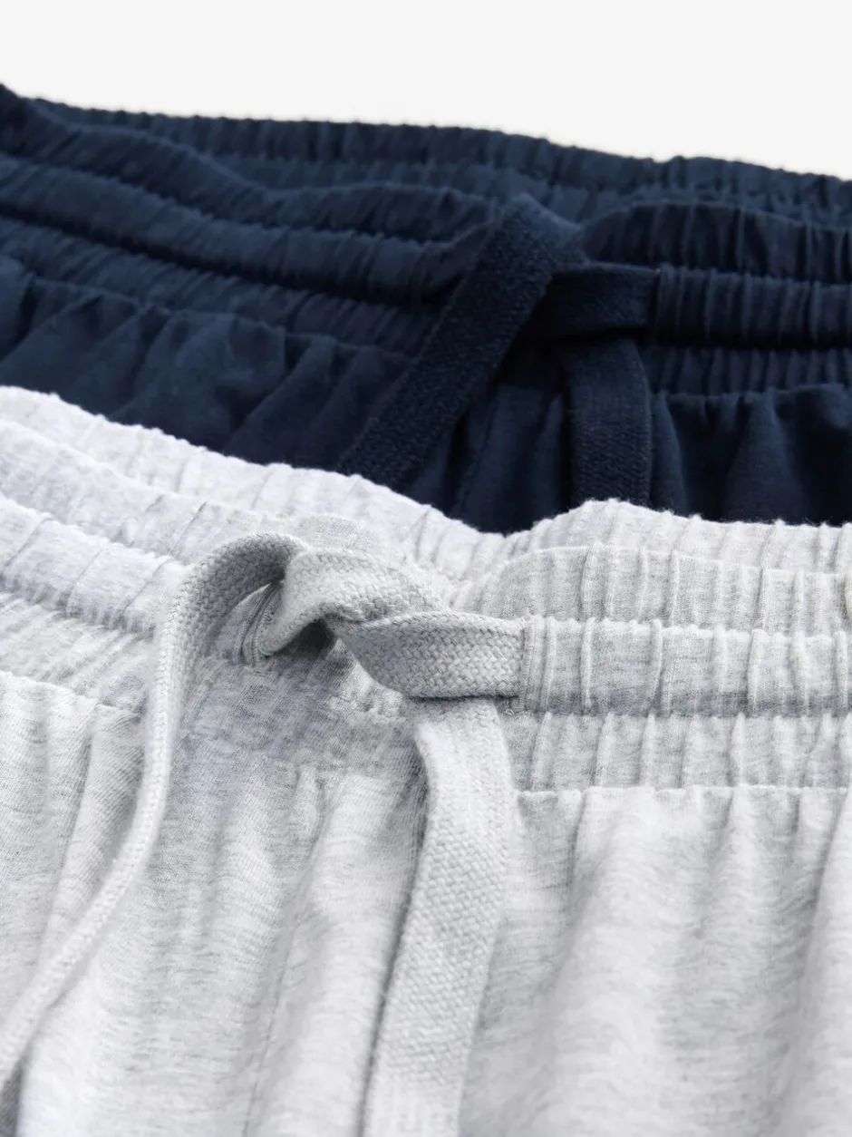 Pyjama's|Next Marineblauw/grijs - Jersey pyjamaset met lange mouwen