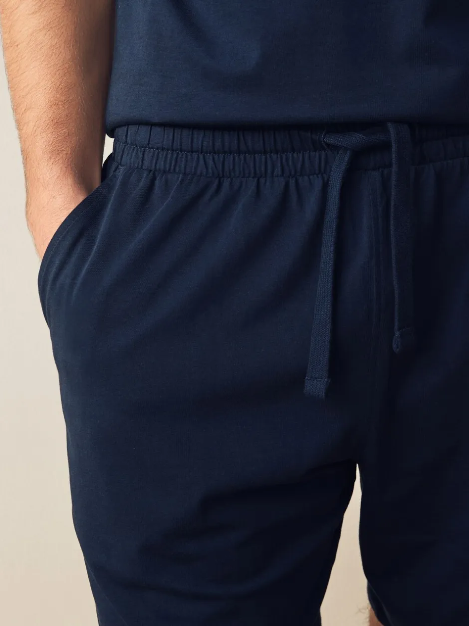 Pyjama's|Next Marineblauw/grijs - Korte jersey pyjama's verpakking van 2