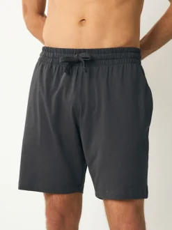 Pyjama's|Next - Set van 3 jersey pyjamashorts Marineblauw/grijs