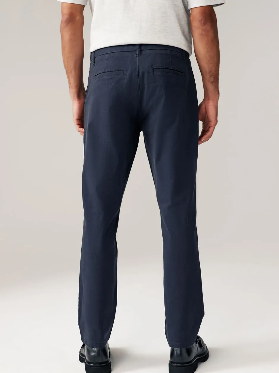 Broeken En Chino's|Next - Slim Fit - Stretch chino's verpakking van 2 Marineblauw/grijs antraciet