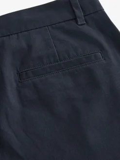 Broeken En Chino's|Next - Slim Fit - Stretch chino's verpakking van 2 Marineblauw/grijs antraciet
