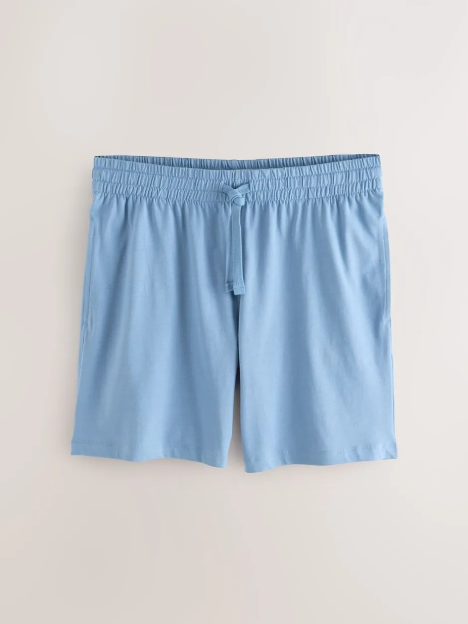 Pyjama's|Next Marineblauw/grijs/blauw - Set van 3 jersey pyjamashorts