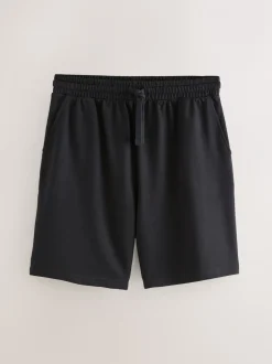 Shorts|Next - Loopback Soft Touch Shorts 3 Pack Marineblauw/grijs/zwart