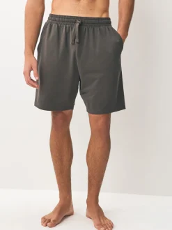 Shorts|Next - Loopback Soft Touch Shorts 3 Pack Marineblauw/grijs/zwart