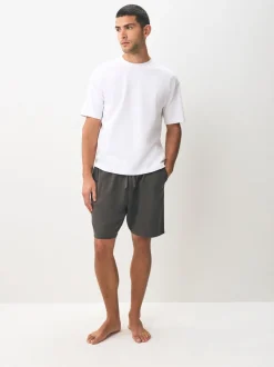 Shorts|Next - Loopback Soft Touch Shorts 3 Pack Marineblauw/grijs/zwart