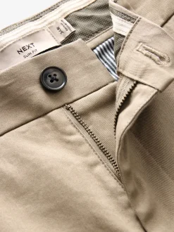 Broeken En Chino's|Next - Slim Fit - Stretch chino's verpakking van 2 Marineblauw/kiezelkleur
