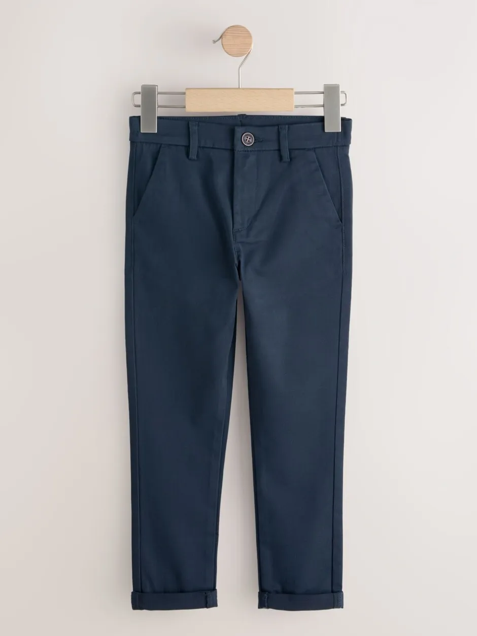 Broeken En Chino's*Next - Stretch skinny chino's verpakking van 2 (3-17jr) Marineblauw/kiezelkleurig