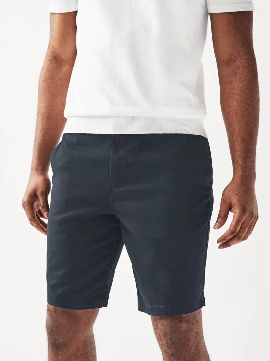 Shorts|Next - Slim Fit - Set van 2 chinoshorts met stretch Marineblauw/kiezelkleurig