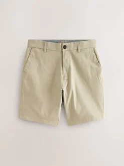 Shorts|Next - Slim Fit - Set van 2 chinoshorts met stretch Marineblauw/kiezelkleurig