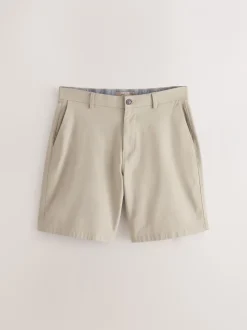 Shorts*Next - Ruimvallende pasvorm. - Set van 2 chinoshorts met stretch Marineblauw/kiezelkleurig