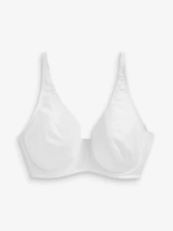 Beha's|Next - DD+ ultiem comfort beha's van katoenmix verpakking van 3 Marineblauw/roze/wit