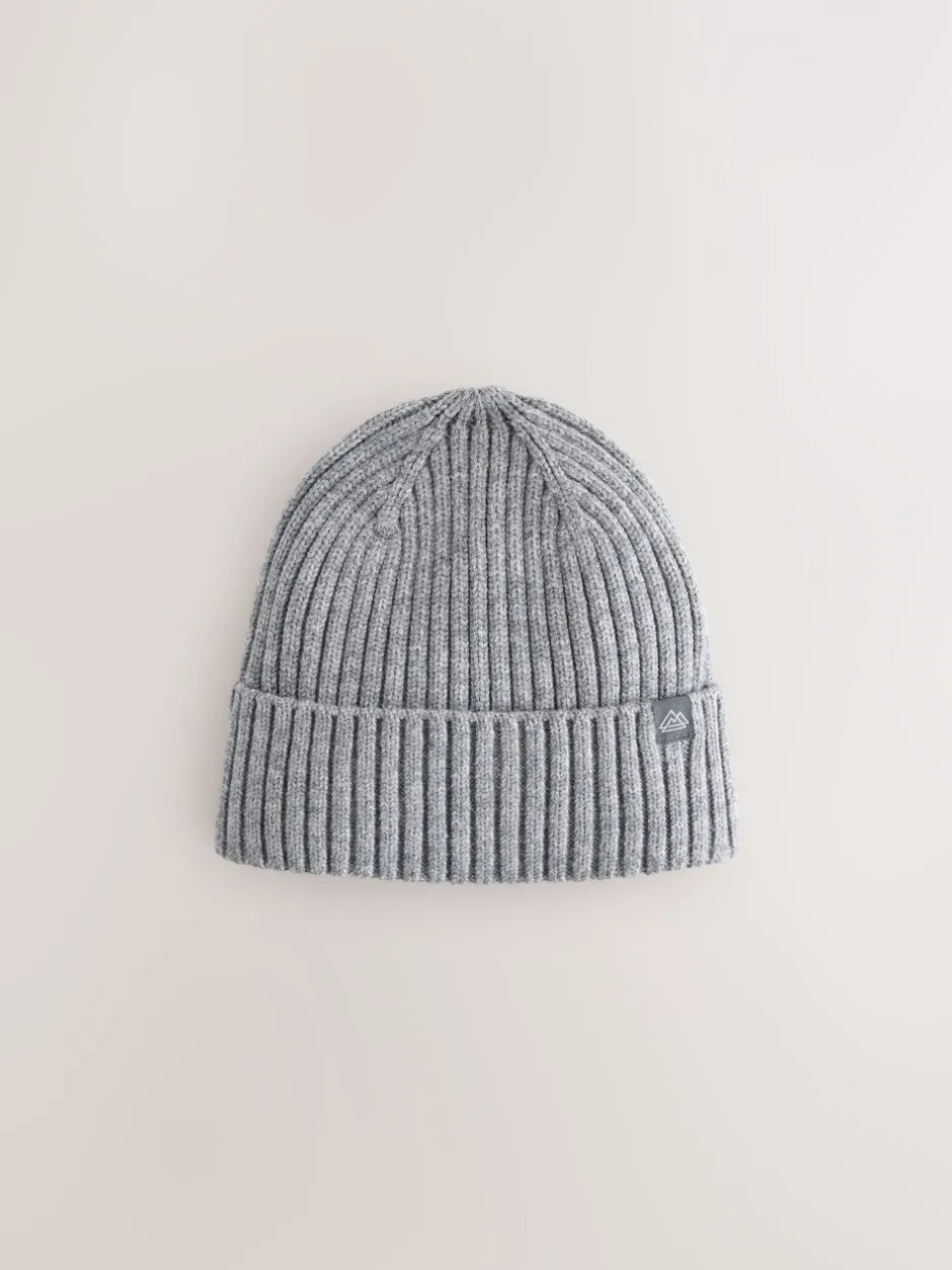 Mutsen, Handschoenen En Sjaals|Schoolkleding*Next - Set van 3 gebreide beanie-mutsen (1-16jr) Marineblauw/zwart