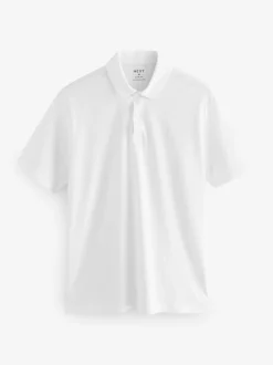 Poloshirts|T-Shirts En Hemden|Next Marineblauw/zwart/grijs/wit/saliegroen - Slim Fit - Set van 5 jersey poloshirts met korte mouwen