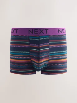 Ondergoed|Ondergoed*Next Marine/Bordeauxrode Strepen - Verpakking van 8 - 5 Hipsterboxershorts