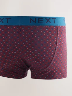 Ondergoed|Ondergoed*Next Marine/Bordeauxrode Strepen - Verpakking van 8 - 5 Hipsterboxershorts