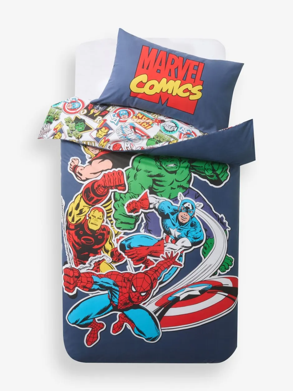 Kinderbeddengoed|Beddengoedsets En Dekbedovertrekken|Next Marvel dekbedovertrek en kussensloop