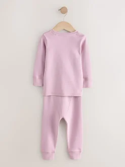 Nachtkleding En Pyjama's|Pyjama's*Next Mauve/Crème - Disney Princess Snuggle Pyjamas 2 Pack (9mths-10yrs)