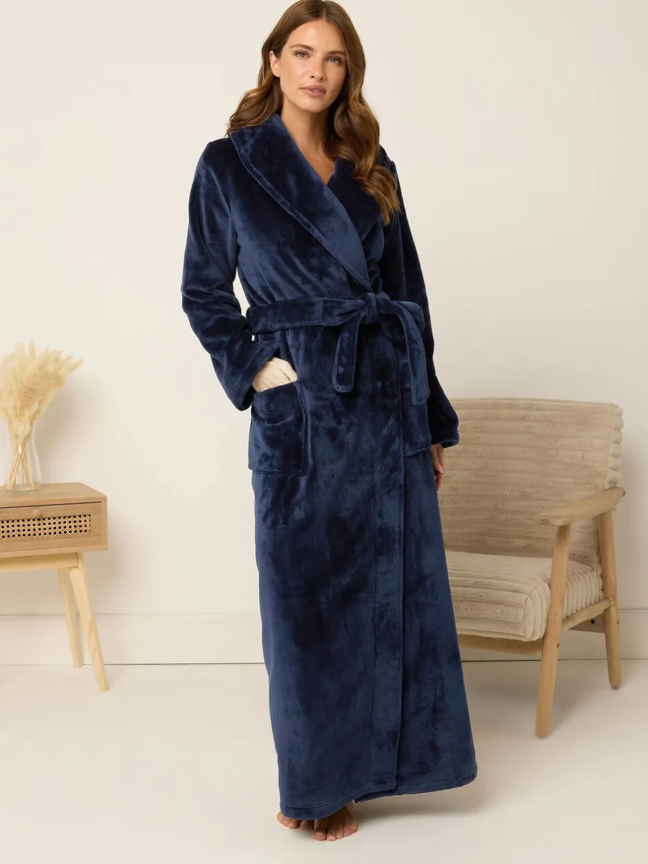 Badjassen|M&Co Super Luxe Shawl Maxi Robe