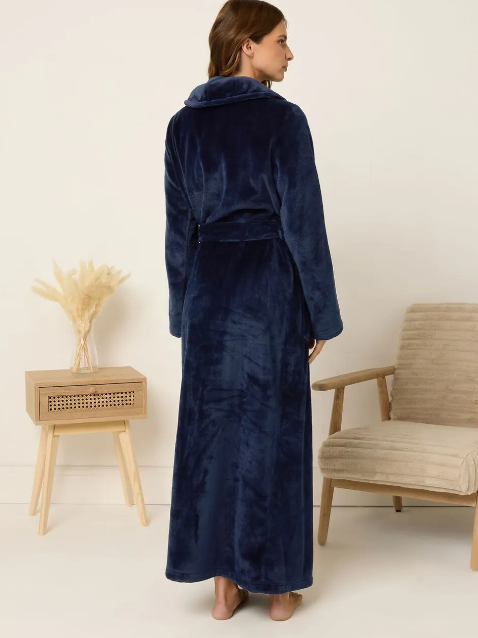 Badjassen|M&Co Super Luxe Shawl Maxi Robe