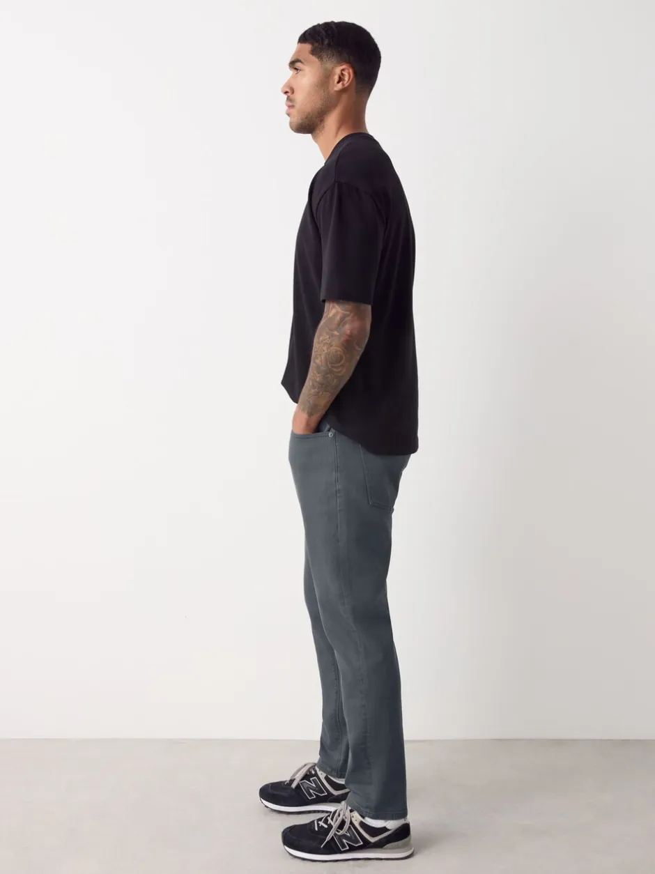 Jeans*Next Medium blauwgrijs - Enkele - Slim fit klassieke stretchy jeans