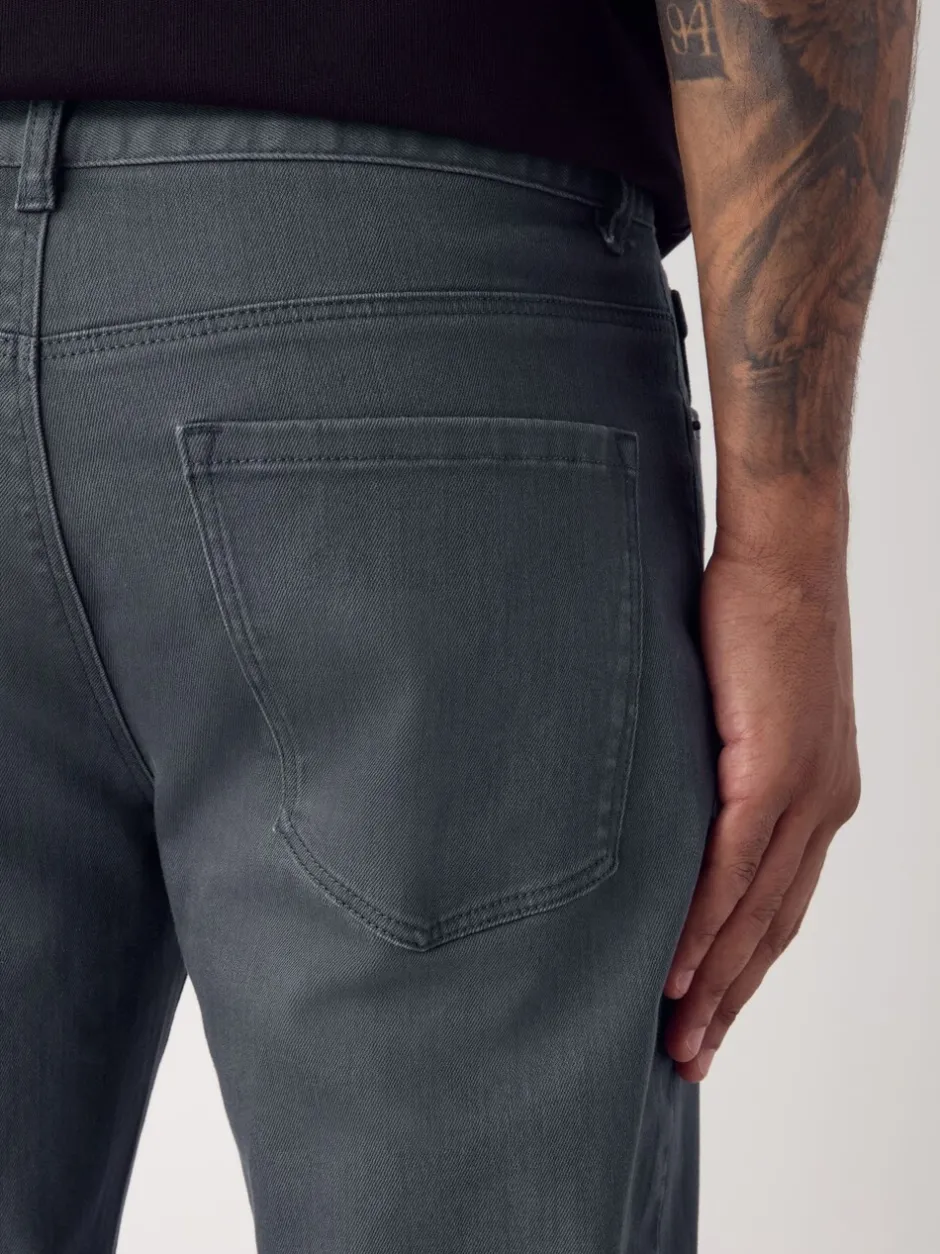 Jeans*Next Medium blauwgrijs - Enkele - Slim fit klassieke stretchy jeans