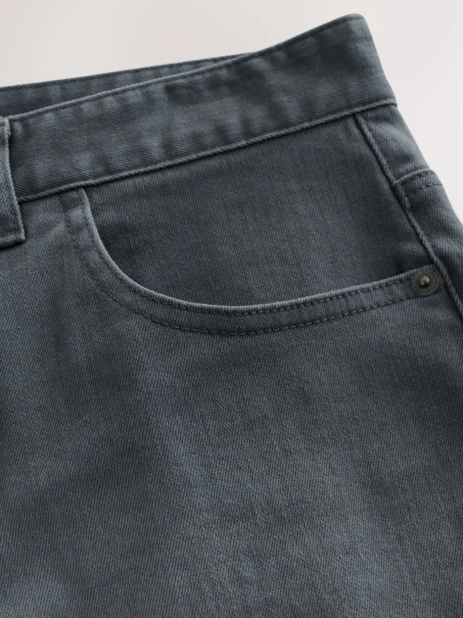 Jeans*Next Medium blauwgrijs - Enkele - Slim fit klassieke stretchy jeans