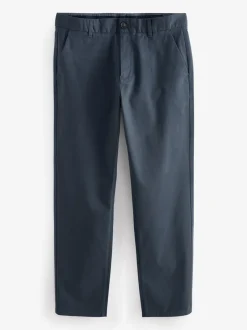 Broeken En Chino's*Next Medium blauwgrijs - Straight fit - Stretchy chino
