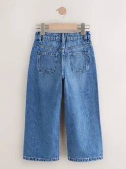 Jeans*Next Medium denimblauw - Jeans met wijde pijpen (3-16 jr)